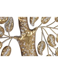 Decorazione da Parete Home ESPRIT Dorato Albero Cottage 120 x 1,5 x 121 cm