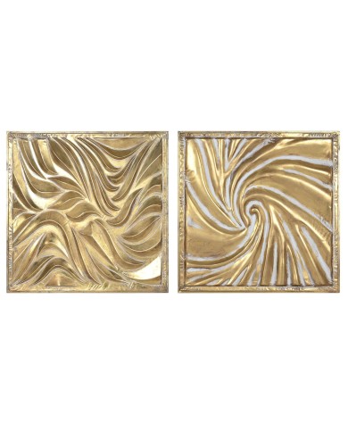 Decorazione da Parete Home ESPRIT Dorato 94,5 x 4,5 x 94,5 cm (2 Unità) Decorazione da Parete Home ESPRIT Dorato 94,5 x 4,5 x 94,5 cm (2 Unità)