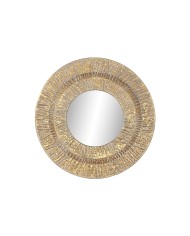 Specchio da parete Home ESPRIT Marrone Coloniale Palle 28 x 4 x 61 cm