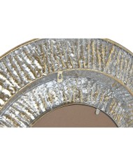 Specchio da parete Home ESPRIT Dorato Metallo Cristallo Moderno 78 x 4,5 x 78 cm