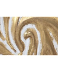 Decorazione da Parete Home ESPRIT Dorato 94,5 x 4,5 x 94,5 cm (2 Unità)