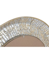 Specchio da parete Home ESPRIT Dorato Moderno Decapaggio 78 x 4 x 78 cm