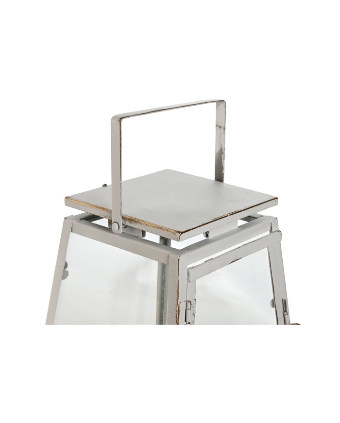 Lampioni Home ESPRIT Bianco Dorato Metallo Cristallo Moderno 26 x 26 x 38,5 cm (2 Pezzi) Lampioni Home ESPRIT Bianco Dorato Metallo Cristallo Moderno 26 x 26 x 38,5 cm (2 Pezzi)