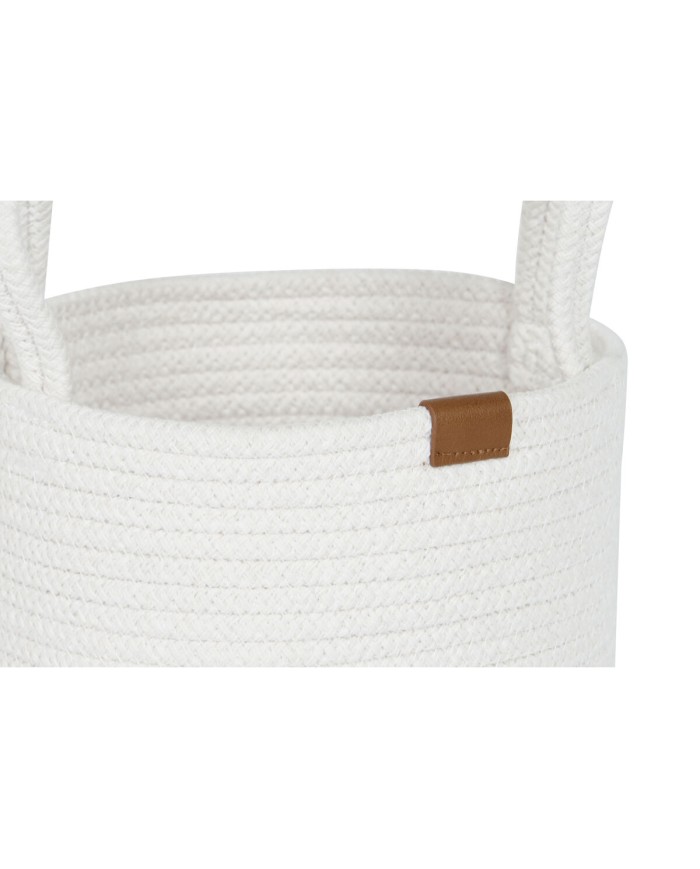 Set di Cestini Home ESPRIT Bianco Moderno 30 x 30 x 28 cm (3 Pezzi)