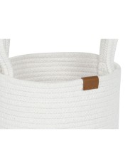 Set di Cestini Home ESPRIT Bianco Moderno 30 x 30 x 28 cm (3 Pezzi)