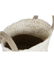 Set di Cestini Home ESPRIT Naturale Marrone Chiaro Juta Moderno 40 x 40 x 41 cm Set di Cestini Home ESPRIT Naturale Marrone Chiaro Juta Moderno 40 x 40 x 41 cm