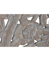 Testiera del Letto Home ESPRIT Grigio Legno MDF 180 x 3,5 x 180 cm Testiera del Letto Home ESPRIT Grigio Legno MDF 180 x 3,5 x 180 cm