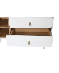Credenza Home ESPRIT Bianco Naturale 180 x 40 x 75 cm Credenza Home ESPRIT Bianco Naturale 180 x 40 x 75 cm