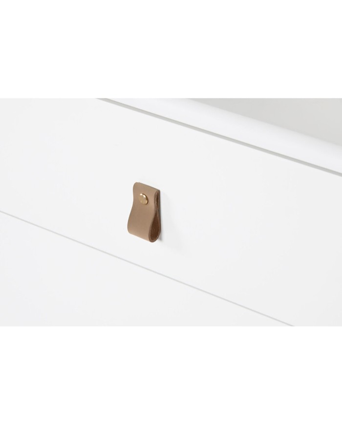 Mobile TV Home ESPRIT Bianco Naturale polipropilene Legno MDF 140 x 40 x 55 cm