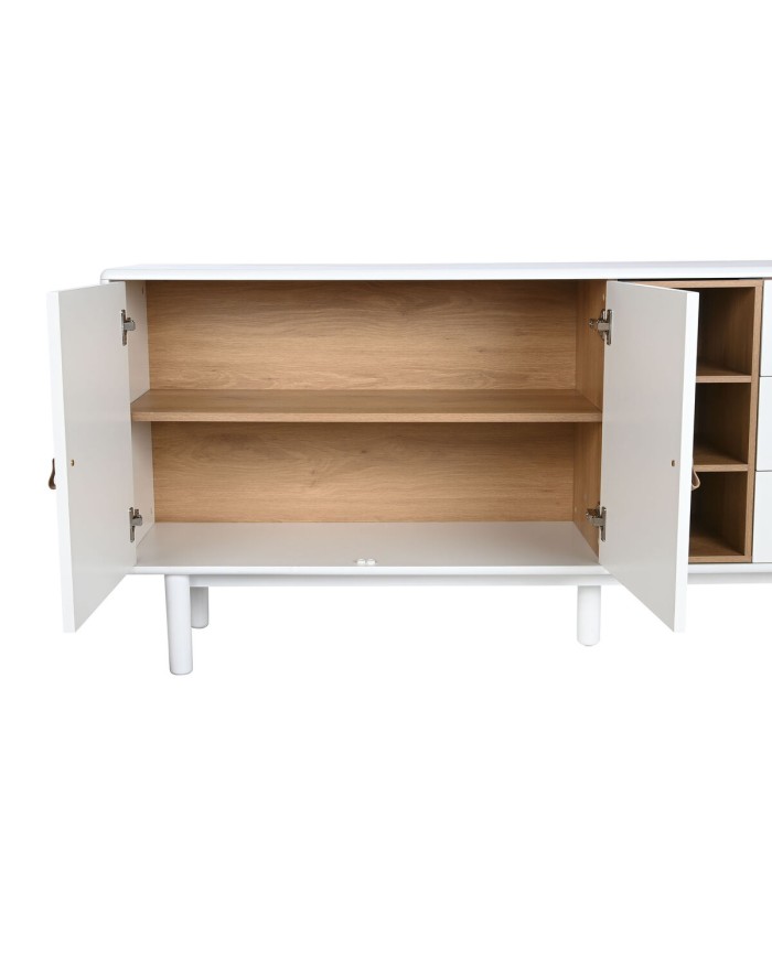 Credenza Home ESPRIT Bianco Naturale 180 x 40 x 75 cm Credenza Home ESPRIT Bianco Naturale 180 x 40 x 75 cm