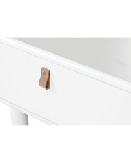 Tavolino da Caffè Home ESPRIT Bianco Naturale Poliuretano Legno MDF 120 x 60 x 40 cm