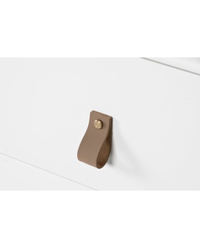 Cassettiera Home ESPRIT Bianco Naturale polipropilene Legno MDF 120 x 40 x 75 cm