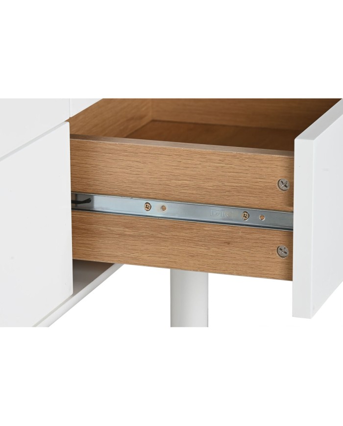 Cassettiera Home ESPRIT Bianco Naturale polipropilene Legno MDF 120 x 40 x 75 cm Cassettiera Home ESPRIT Bianco Naturale polipropilene Legno MDF 120 x 40 x 75 cm