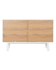 Cassettiera Home ESPRIT Bianco Naturale polipropilene Legno MDF 120 x 40 x 75 cm Cassettiera Home ESPRIT Bianco Naturale polipropilene Legno MDF 120 x 40 x 75 cm
