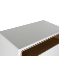 Cassettiera Home ESPRIT Bianco Naturale polipropilene Legno MDF 80 x 40 x 117 cm Cassettiera Home ESPRIT Bianco Naturale polipropilene Legno MDF 80 x 40 x 117 cm