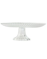 Piatto da pranzo Home ESPRIT Trasparente Cristallo 20,5 x 20,5 x 7,5 cm