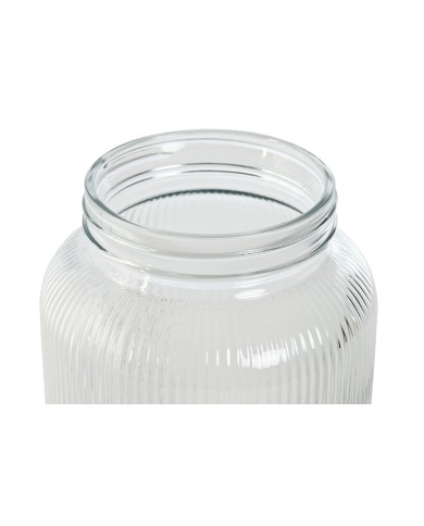 Dispenser di Acqua Home ESPRIT Trasparente Metallo Silicone Cristallo ABS 15 x 20 x 23 cm