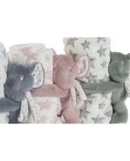 Set Regalo per Neonati Home ESPRIT Azzurro Verde Rosa Poliestere (3 Unità)