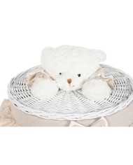 Cesto per i Panni Sporchi Home ESPRIT Bianco Beige vimini Shabby Chic 45 x 45 x 68 cm 4 Pezzi Cesto per i Panni Sporchi Home ESPRIT Bianco Beige vimini Shabby Chic 45 x 45 x 68 cm 4 Pezzi