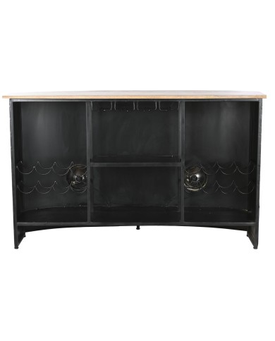 Mobile bar Home ESPRIT Bianco Marrone Turchese 157 x 52 x 90 cm Mobile bar Home ESPRIT Bianco Marrone Turchese 157 x 52 x 90 cm