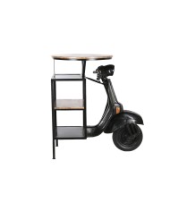 Tavolo aggiuntivo Home ESPRIT Marrone Nero Ferro Legno di mango 116 x 72 x 110 cm