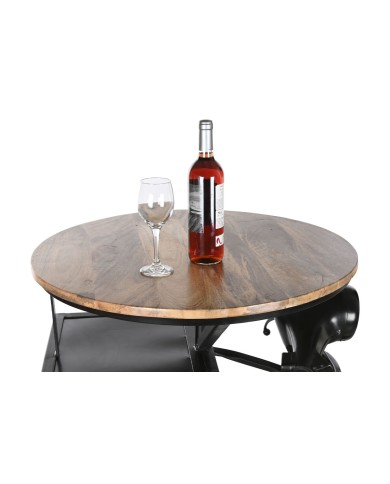 Tavolo aggiuntivo Home ESPRIT Marrone Nero Ferro Legno di mango 116 x 72 x 110 cm Tavolo aggiuntivo Home ESPRIT Marrone Nero Ferro Legno di mango 116 x 72 x 110 cm