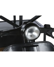 Tavolo aggiuntivo Home ESPRIT Marrone Nero Ferro Legno di mango 116 x 72 x 110 cm