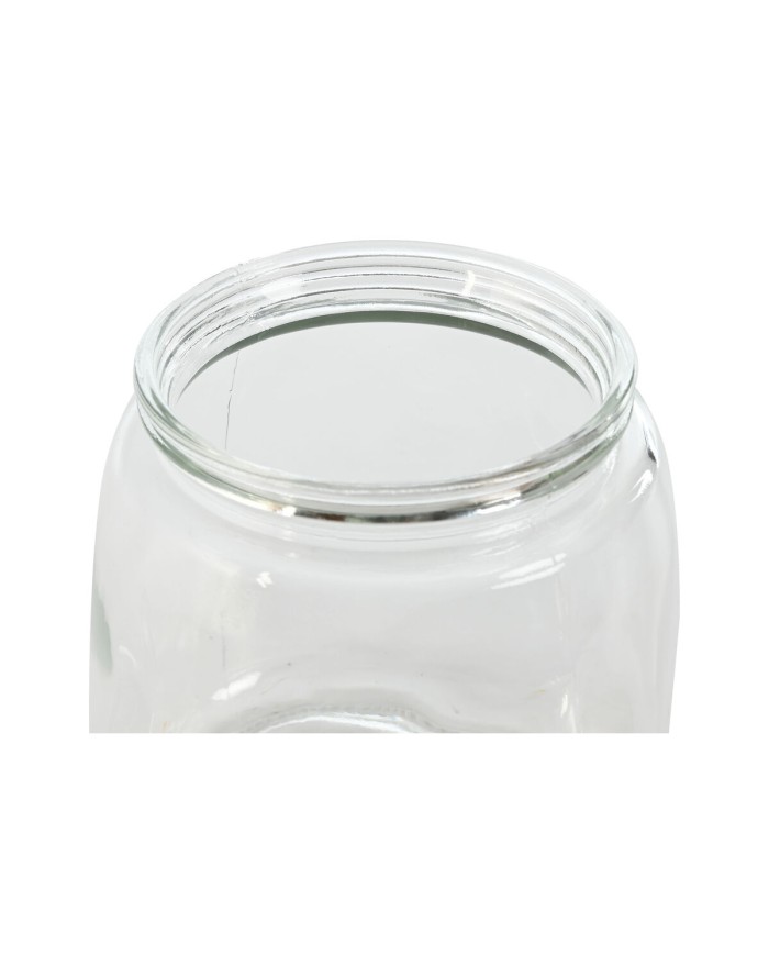 Barattolo Home ESPRIT Trasparente Naturale Silicone Cristallo legno di faggio 1,9 L Barattolo Home ESPRIT Trasparente Naturale Silicone Cristallo legno di faggio 1,9 L