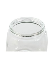 Barattolo Home ESPRIT Trasparente Naturale Silicone Cristallo legno di faggio 1,9 L Barattolo Home ESPRIT Trasparente Naturale Silicone Cristallo legno di faggio 1,9 L