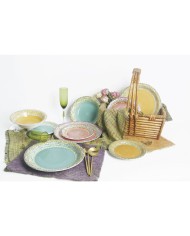 Servizio di Piatti Home ESPRIT Rosa Gres 27 x 27 x 2 cm 18 Pezzi Servizio di Piatti Home ESPRIT Rosa Gres 27 x 27 x 2 cm 18 Pezzi