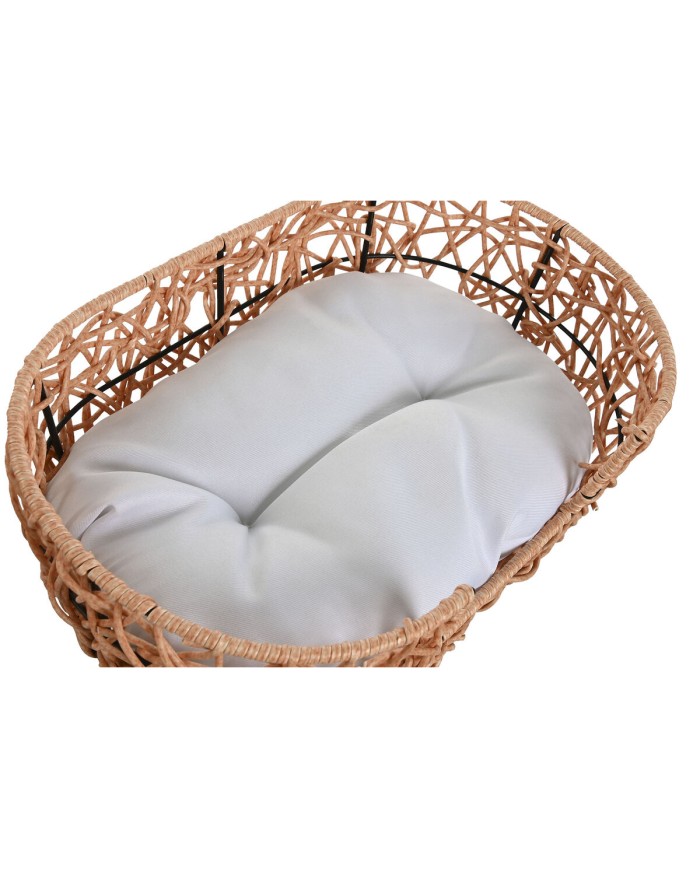 Letto per animali domestici Home ESPRIT Bianco Marrone Chiaro Metallo rattan sintetico 50 x 35 x 14 cm (2 Pezzi) Letto per animali domestici Home ESPRIT Bianco Marrone Chiaro Metallo rattan sintetico 50 x 35 x 14 cm (2 Pezzi)
