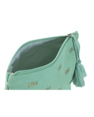 Necessaire da Viaggio Home ESPRIT Verde Beige Corallo 25 x 5 x 20 cm (3 Unità)