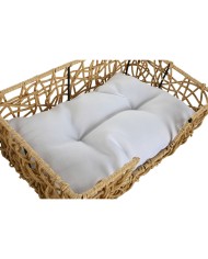 Letto per animali domestici Home ESPRIT Bianco Marrone Chiaro Metallo rattan sintetico 50 x 35 x 14 cm (2 Pezzi) Letto per animali domestici Home ESPRIT Bianco Marrone Chiaro Metallo rattan sintetico 50 x 35 x 14 cm (2 Pezzi)