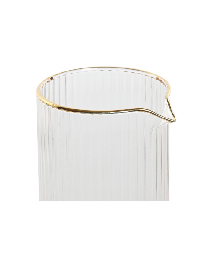 Brocca Home ESPRIT Trasparente Dorato Cristallo