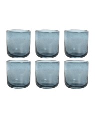 Set di Bicchieri Home ESPRIT Trasparente polipropilene Vetro Borosilicato 245 ml
