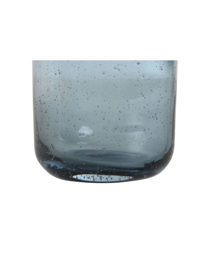 Set di Bicchieri Home ESPRIT Azzurro Cristallo 320 ml (6 Unità)