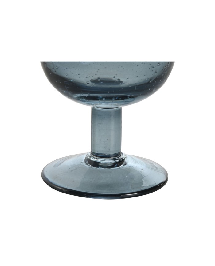 Set di Bicchieri Home ESPRIT Azzurro Cristallo 300 ml 8 x 8 x 14 cm (6 Unità)