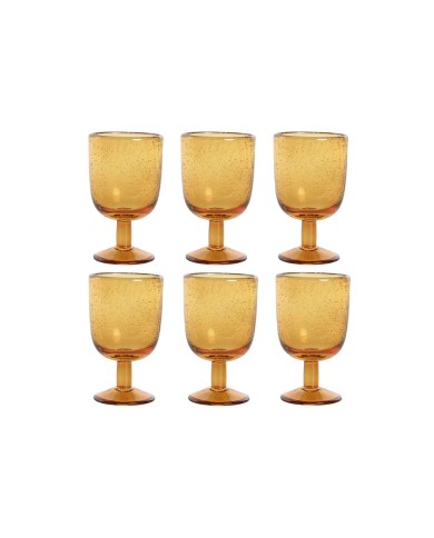 Set di Bicchieri Home ESPRIT Ambra Cristallo 300 ml 8 x 8 x 14 cm (6 Unità) Set di Bicchieri Home ESPRIT Ambra Cristallo 300 ml 8 x 8 x 14 cm (6 Unità)