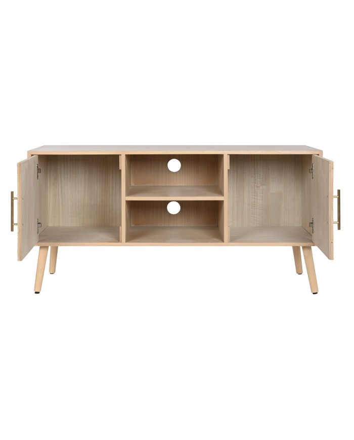 Mobile TV Home ESPRIT Naturale Legno di paulownia Legno MDF 120 x 40 x 60 cm Mobile TV Home ESPRIT Naturale Legno di paulownia Legno MDF 120 x 40 x 60 cm