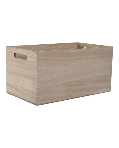 Scatola Decorativa Home ESPRIT Multicolore Naturale Legno MDF 36 x 21 x 18 cm