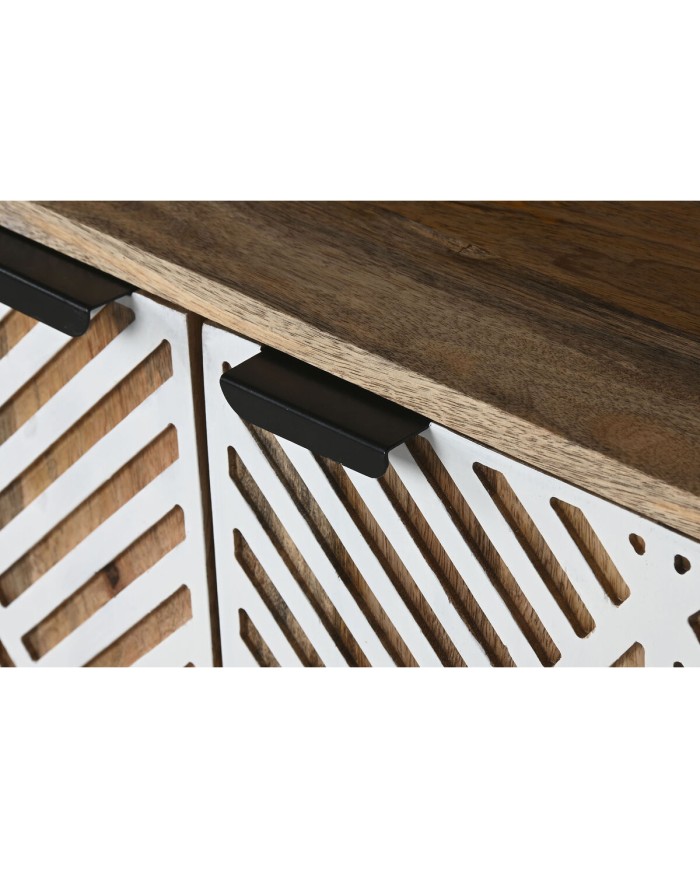 Scaffale Home ESPRIT Bianco Legno di mango 90 x 35 x 168 cm