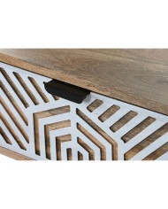 Tavolino da Caffè Home ESPRIT Bianco Legno di mango 115 x 60 x 40 cm