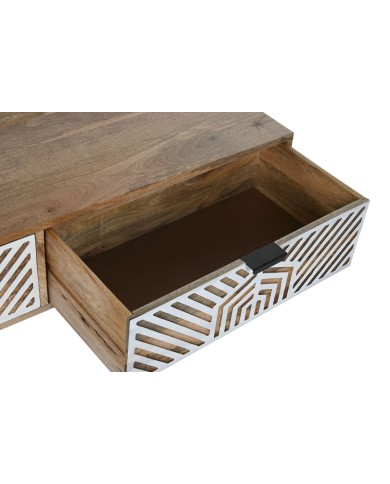 Tavolino da Caffè Home ESPRIT Bianco Legno di mango 115 x 60 x 40 cm