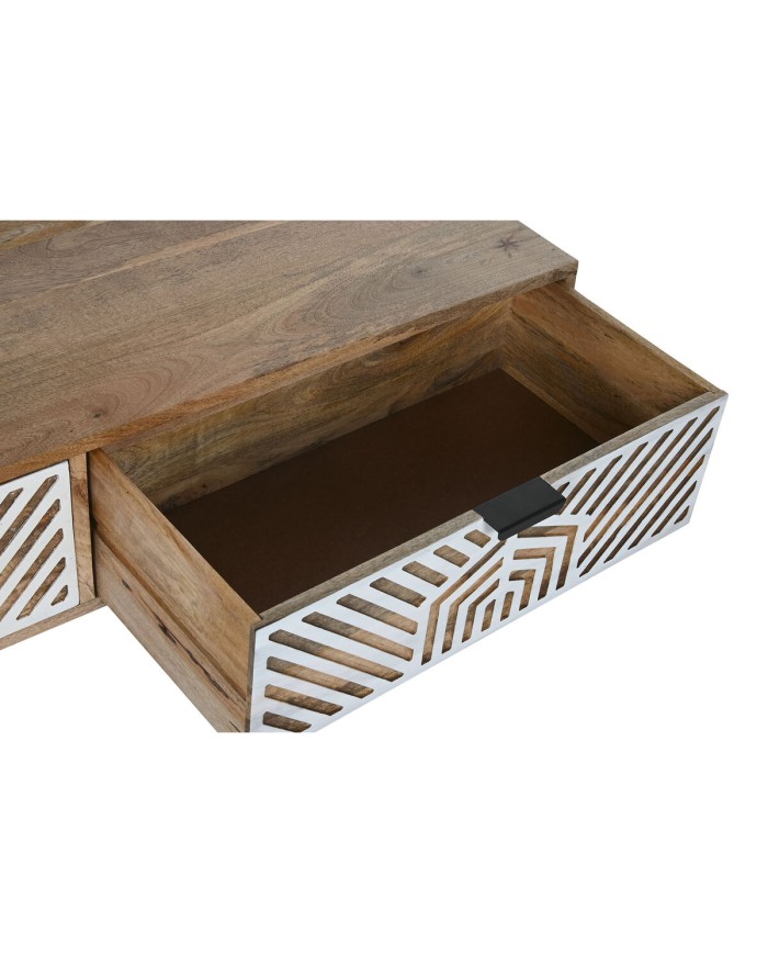 Tavolino da Caffè Home ESPRIT Bianco Legno di mango 115 x 60 x 40 cm