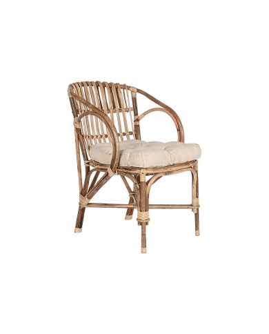 Sedia da giardino Home ESPRIT Bambù Rattan 58 x 65 x 85 cm Sedia da giardino Home ESPRIT Bambù Rattan 58 x 65 x 85 cm
