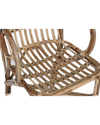 Sedia da giardino Home ESPRIT Bambù Rattan 58 x 65 x 85 cm