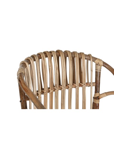 Sedia da giardino Home ESPRIT Bambù Rattan 58 x 65 x 85 cm