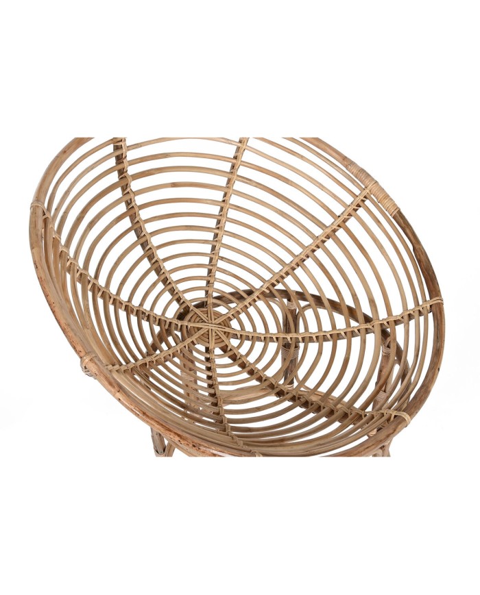 Sedia da giardino Home ESPRIT Bambù Rattan 91 x 65 x 81 cm