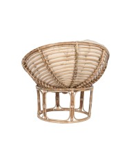 Sedia da giardino Home ESPRIT Bambù Rattan 91 x 65 x 81 cm