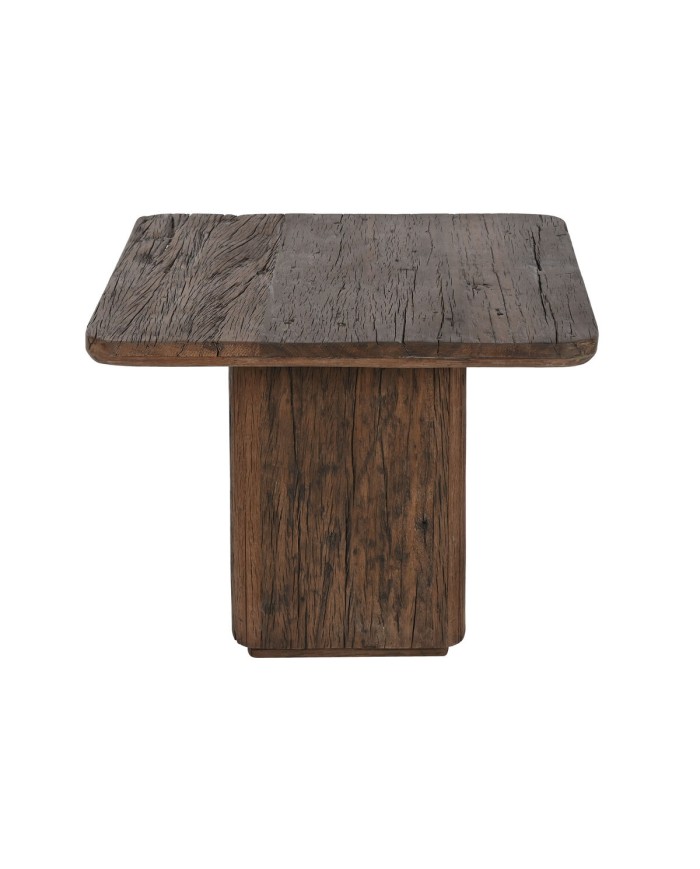 Tavolo aggiuntivo Home ESPRIT Marrone Legno Riciclato 61 x 61 x 50 cm